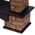 Маленькое фото товара - Портал Forte Wood 25 камень темный шпон венге Firelight Forte Wood 25 BW. Вариант №4