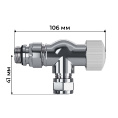 Маленькое фото товара - Набор термостатический осевой Design Pro 15мм М30х1,5 (Хром) Royal Thermo RATVXO11215CH. Вариант №4