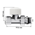 Маленькое фото товара - Набор термостатический прямой Design 1/2 М30х1,5 (Хром) Royal Thermo RATVDP11212CH. Вариант №4