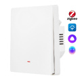 Маленькое фото товара - Выключатель настенный zigbee 1 клавиша (без нейтрали) HOMMYN SWZBNN01W. Вариант №1