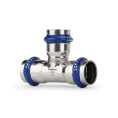 Маленькое фото товара - Тройник раструбный Inox Press 35x35x35 VARMEGA VM718353535. Вариант №2