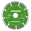 Маленькое фото товара - Диск алмазный отрезной сегментный UNIVERSAL 125мм URAGAN 36705-125. Вариант №1