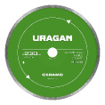 Маленькое фото товара - Диск алмазный отрезной сплошной CERAMO 230мм URAGAN 36707-230. Вариант №1