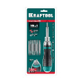 Маленькое фото товара - Реверсивная отвертка с битами 19-в-1 KraftMax 19 KRAFTOOL 25862. Вариант №2