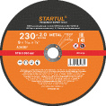 Маленькое фото товара - Круг отрезной 230х2.0x22.2мм для металла STANDART STARTUL ST5230-20. Вариант №1