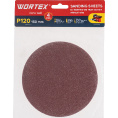Маленькое фото товара - Шлифлист 150мм P120 без отв. 4шт для станка GM 1528 WORTEX 1325982. Вариант №1