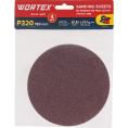 Маленькое фото товара - Шлифлист 150мм P320 без отв. 4шт для станка GM 1528 WORTEX 1325984. Вариант №1