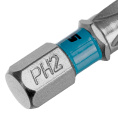 Маленькое фото товара - Бита PH2х25мм сталь S2 шестигр. 2шт Gross 113201. Вариант №4