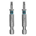 Маленькое фото товара - Бита Torx 15х50мм сталь S2 шестигр. 2шт Gross 114619. Вариант №1