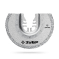 Маленькое фото товара - Полотно пильное UniLock кирпич бетон DIAMOND 85x2.0мм с алмазным зерном Р50: керамика ЗУБР 15554-85. Вариант №1