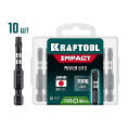 Маленькое фото товара - Ударные биты 10шт 50мм Impact TX 25 KRAFTOOL 26195-25-50-S10. Вариант №1