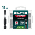 Маленькое фото товара - Ударные биты 10шт 50мм Impact TX 40 KRAFTOOL 26195-40-50-S10. Вариант №1