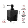 Маленькое фото товара - Диспенсер дозатор для мыла ELEMENT MARBLE черный PERFECTO LINEA 35-618601. Вариант №1