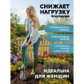 Маленькое фото товара - Лопата дамская штыковая прямоугольная алюминиевый черенок 200х170х1200мм WS-3 GRINDA 421828. Вариант №4