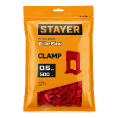 Маленькое фото товара - Система выравнивания плитки СВП ворота 500шт 0,5мм TileFix STAYER 33844-500. Вариант №4