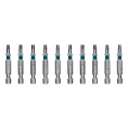 Маленькое фото товара - Бита Torx 25х50мм сталь S2 шестигр. 10шт Gross 114071. Вариант №1