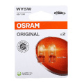 Маленькое фото товара - Автолампа WY5W W2.1*9.5d YELLOW 2шт 12V OSRAM 2827NA-2BL. Вариант №1