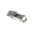 Маленькое фото товара - Автолампа W21/5W W3*16q 6 SMD WATTS CREE WHITE 480лм 6000K 12V MEGAPOWER M-20393DW. Вариант №1