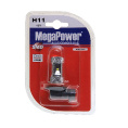 Маленькое фото товара - Автолампа H11 PGJ19-2 6 SMD CREE WHITE 6000K блистер 336лм 12V MEGAPOWER M-80575бл. Вариант №1