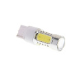 Маленькое фото товара - Автолампа W21W W2.5*16q 5 SMD MEGA WHITE 6000K 400лм 12V MEGAPOWER M-20392SW. Вариант №1