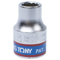 Фото товара - Головка торцевая стандартная двенадцатигранная 3/8 , 8мм KING TONY 333008M