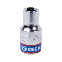 Фото товара - Головка торцевая TORX Е-стандарт 1/4 , E7, L = 24мм KING TONY 237507M