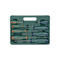Фото товара - Набор отверток стержневых ANTI-SLIP GRIP, 8пр. JONNESWAY D71PP08S Код 048388