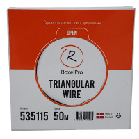 Фото товара - Струна для вырезки стекол треугольная 50м RoxelPro 535115