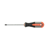 Фото товара - Отвертка стержневая крестовая ROUND GRIP, PH1x100мм OMBRA 751110 Код 055133