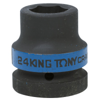Фото товара - Головка торцевая ударная шестигранная 1 , 24мм KING TONY 853524M