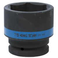 Фото товара - Головка торцевая ударная шестигранная 1 , 75мм KING TONY 853575M