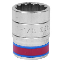 Фото товара - Головка торцевая стандартная двенадцатигранная 3/4 , 1&amp;amp;amp;amp;1/8 , дюймовая KING TONY 633036S