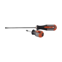 Фото товара - Отвертка стержневая шлицевая ROUND GRIP, SL6x38мм OMBRA 750638 Код 055130