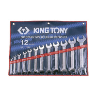 Фото товара - Набор рожковых ключей, 6-32мм, 12пр. KING TONY 1112MR
