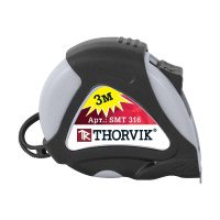Фото товара - Рулетка в обрезиненном корпусе, 3м Thorvik SMT316 Код 052388