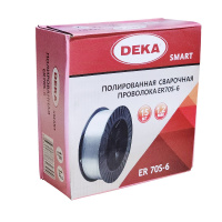 Фото товара - Проволока сварочная SMART полированная СВ-08ГС d=1,2мм 15кг DEKA УТ-00001901