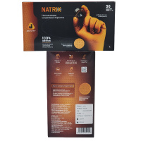 Фото товара - Перчатки нитриловые NATRIX 0,15мм оранжевые L 50шт (марк) Jeta Safety 050NATRIX240-OR-09-L