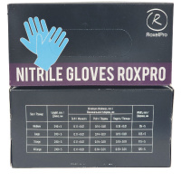Фото товара - Перчатки нитриловые ROXPRO M синие 100шт (марк) RoxelPro 721122