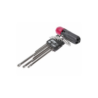 Фото товара - Набор ключей TORX T10Н-Т50H Г-образных с отверстием 9пр. JTC-3924