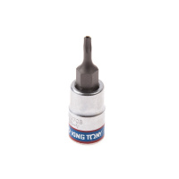 Фото товара - Насадка (бита) торцевая 1/4 , TORX, T8, L = 37мм, с отверстием KING TONY 203708