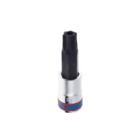 Фото товара - Насадка (бита) торцевая 1/2 , TORX, T60, L = 80мм, с отверстием KING TONY 403760
