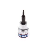 Фото товара - Насадка (бита) торцевая 3/8 , TORX, T10, L = 50мм, с отверстием KING TONY 302710
