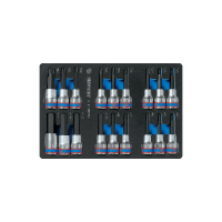 Фото товара - Набор торцевых насадок 1/2 , TORX, HEX, L = 80мм, ложемент, 18пр. KING TONY 9-4138PRV