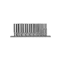 Фото товара - Набор головок глубоких 1/2 DR, внешний TORX®, E10-E24, 9пр. OMBRA 912709 Код 055705