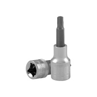 Фото товара - Насадка торцевая 1/2 DR с вставкой-битой TORX®, Т55, 100мм OMBRA 121955 Код 055607