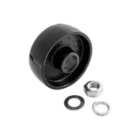 Фото товара - Неповоротное колесо для домкрата подкатного OHT203 OMBRA OHT203WF Код 059023