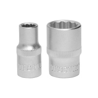 Фото товара - Головка торцевая 12-гранная 1/4 DR, 9мм Thorvik FS21409 Код 052970