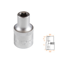 Фото товара - Головка торцевая TORX Е-стандарт 1/2 , E10 AFFIX AF00043010