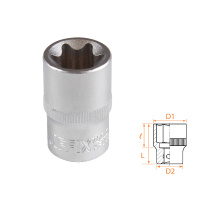 Фото товара - Головка торцевая TORX Е-стандарт 1/2 , E20 AFFIX AF00043020