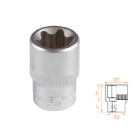 Фото товара - Головка торцевая TORX Е-стандарт 1/2 , E22 AFFIX AF00043022